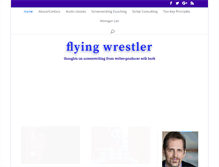 Tablet Screenshot of flyingwrestler.com